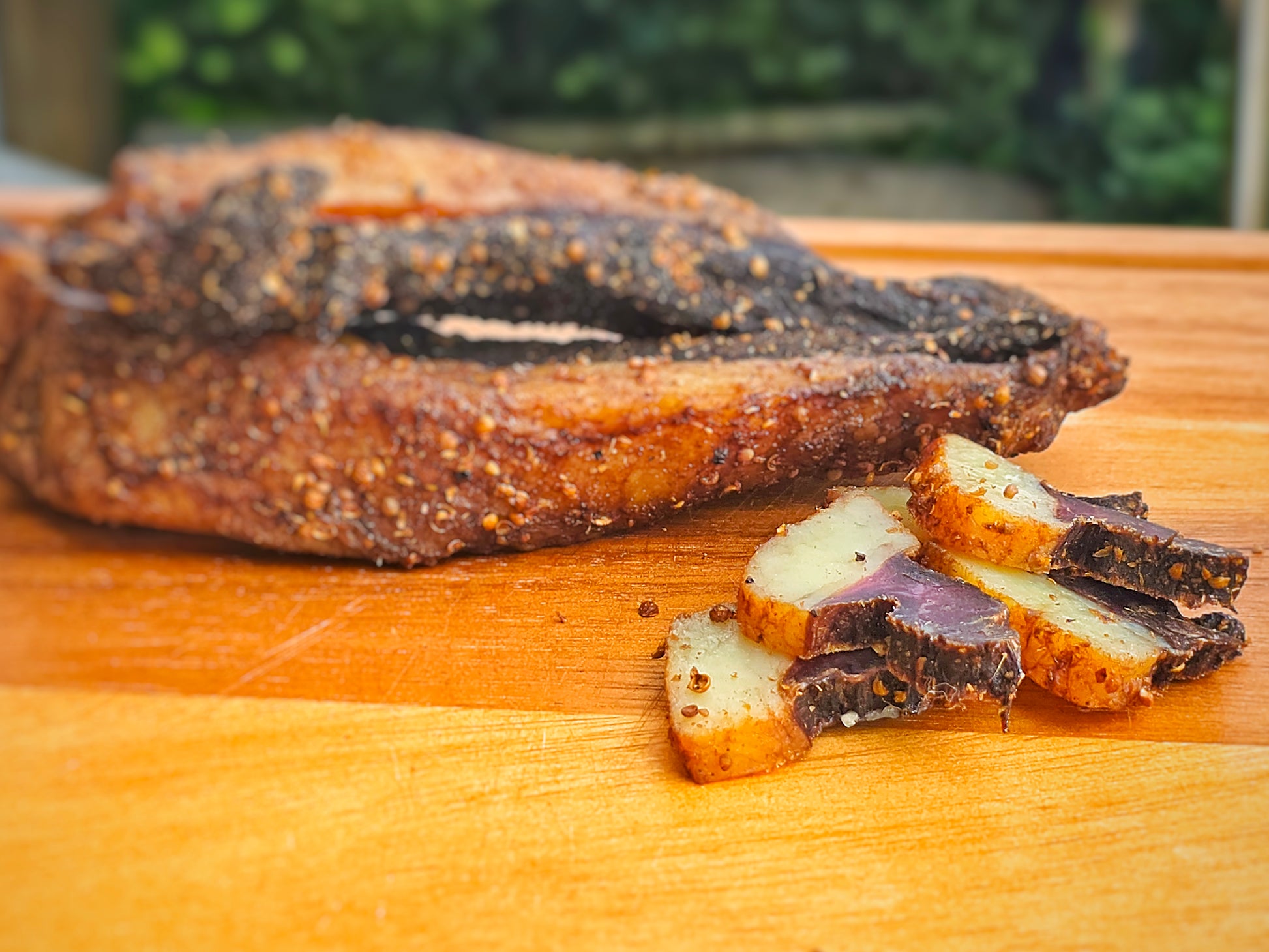 Biltong Thick Slices With Fat 